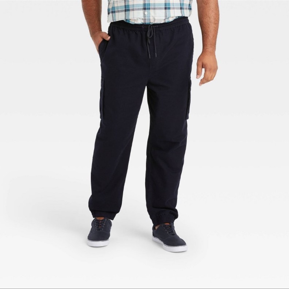 Men's Big & Tall Canvas Cargo Jogger Pants
Goodfellow & Com Blue 2XL
